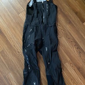 Spyder mens bibs snow pants
